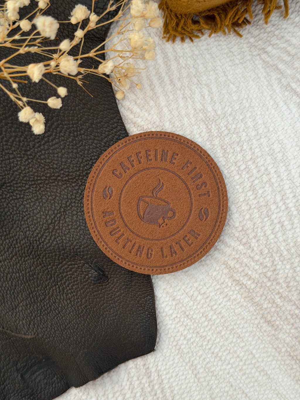 Caffeine First Adulting Later Patch