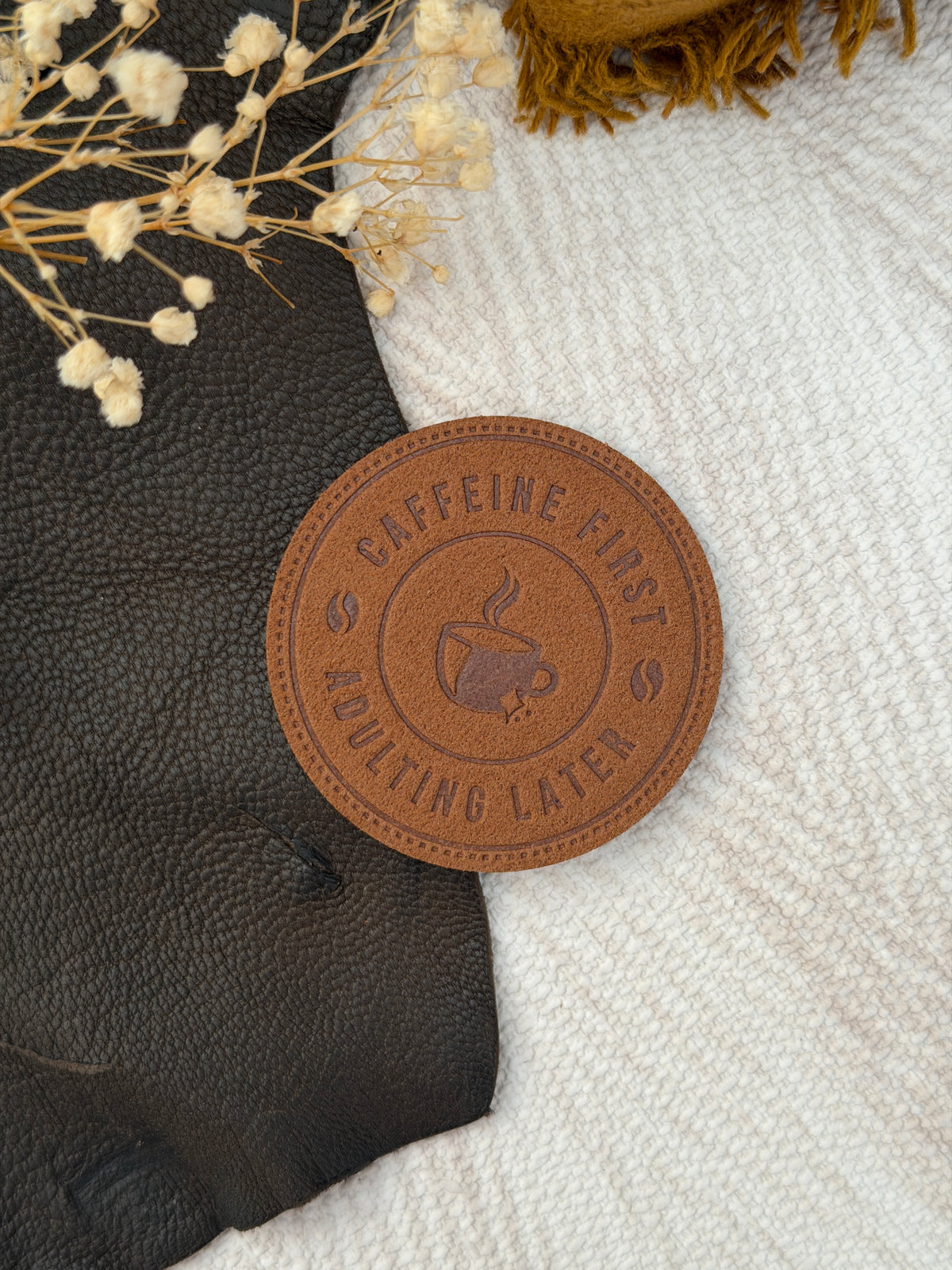 Caffeine First Adulting Later Patch