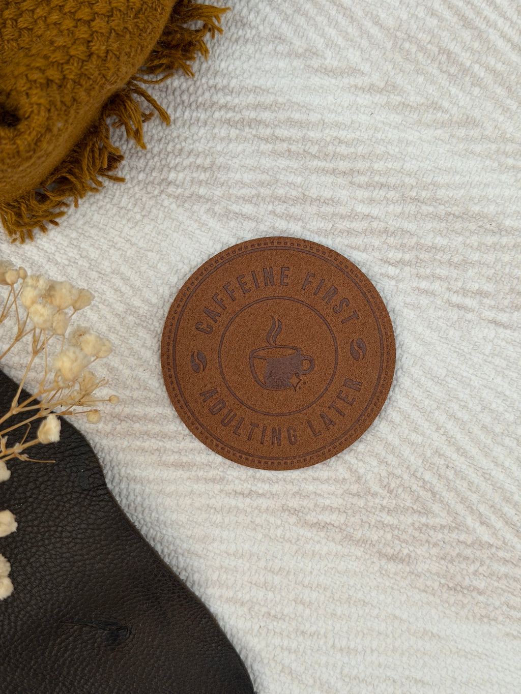 Caffeine First Adulting Later Patch