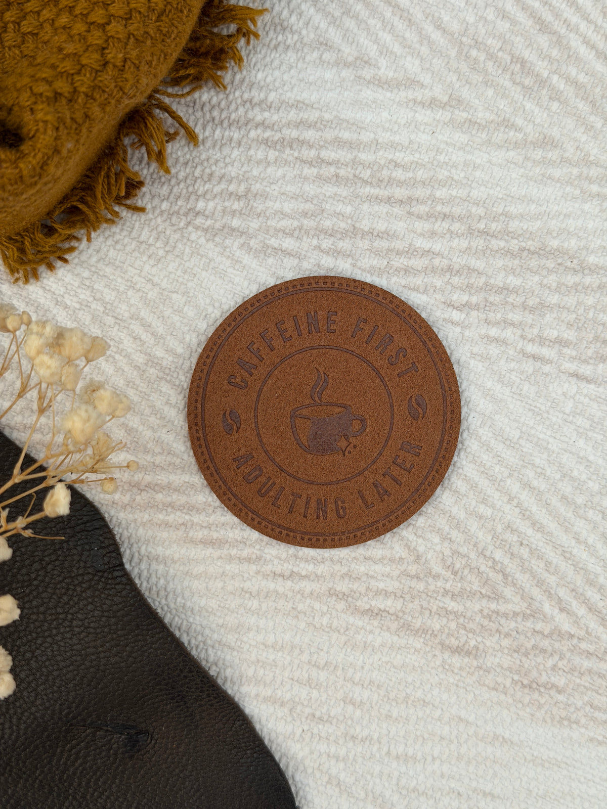Caffeine First Adulting Later Patch