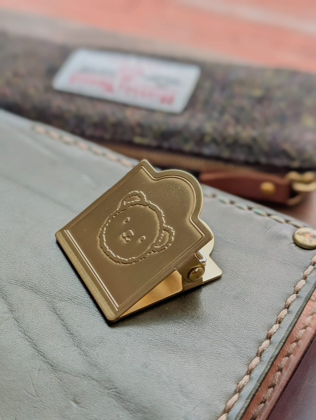 Brass Bear Clip