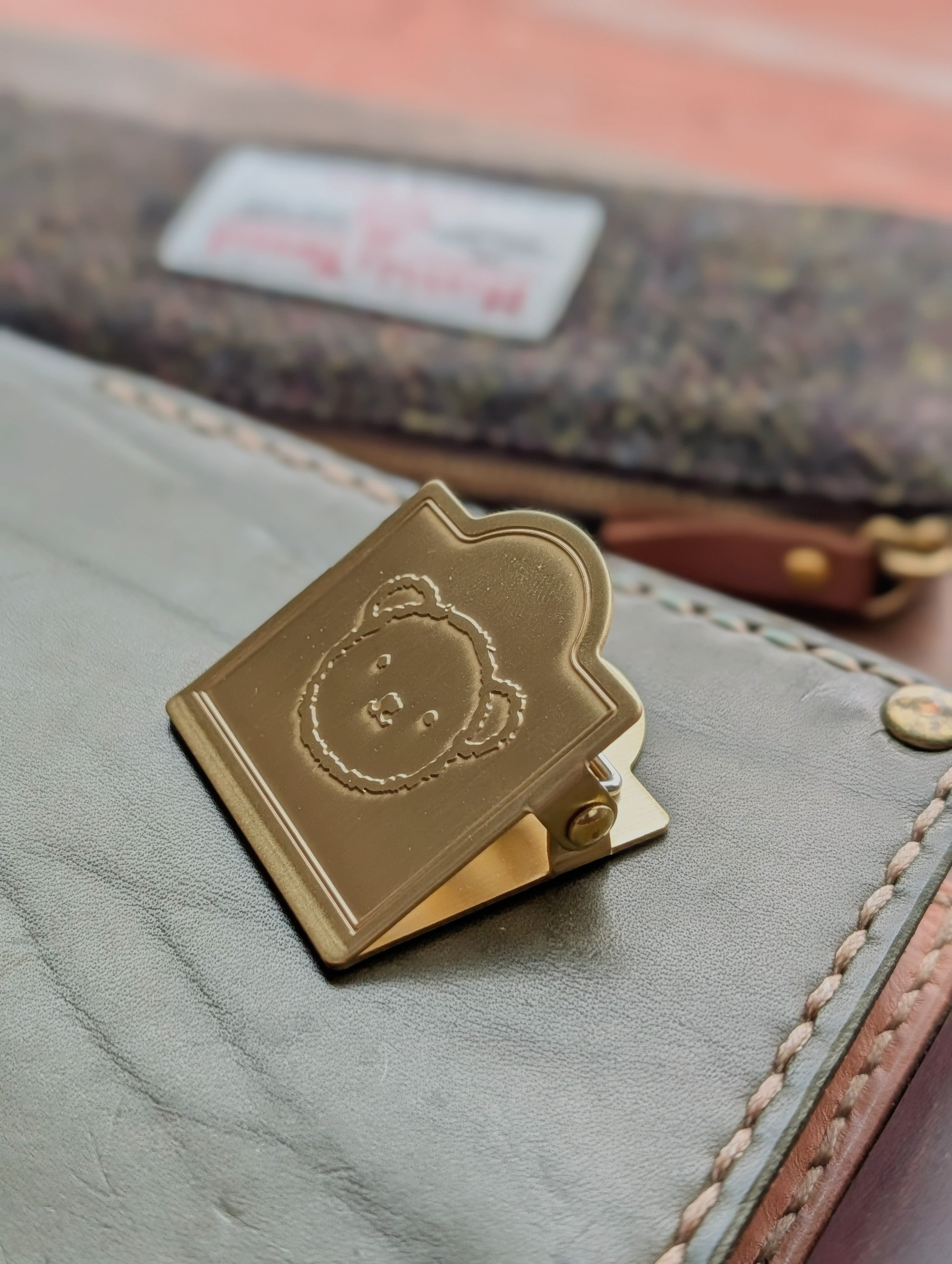 Brass Bear Clip