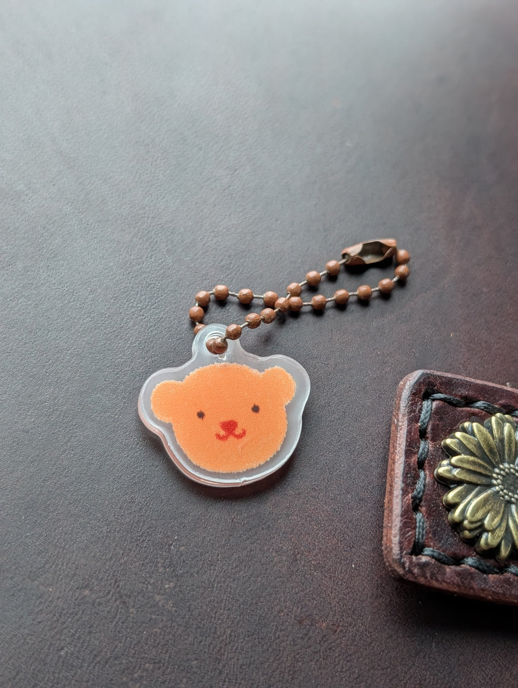 Teddy Bear Acrylic Charm
