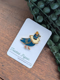 Toasted Pigeon Enamel Pin