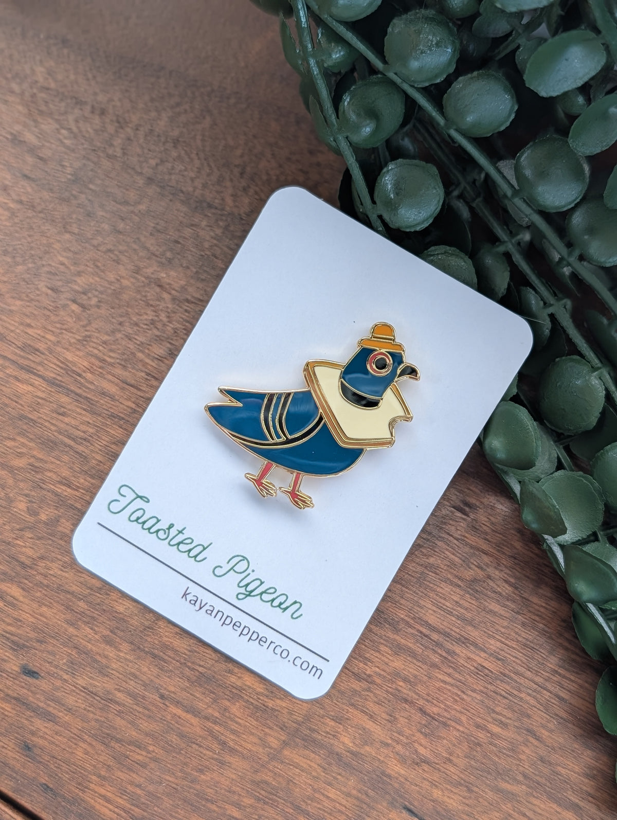 Toasted Pigeon Enamel Pin