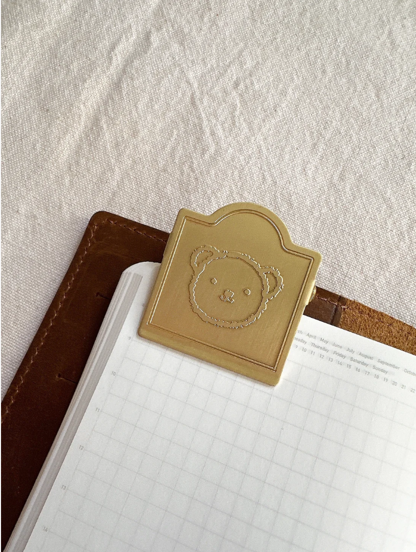 Brass Bear Clip