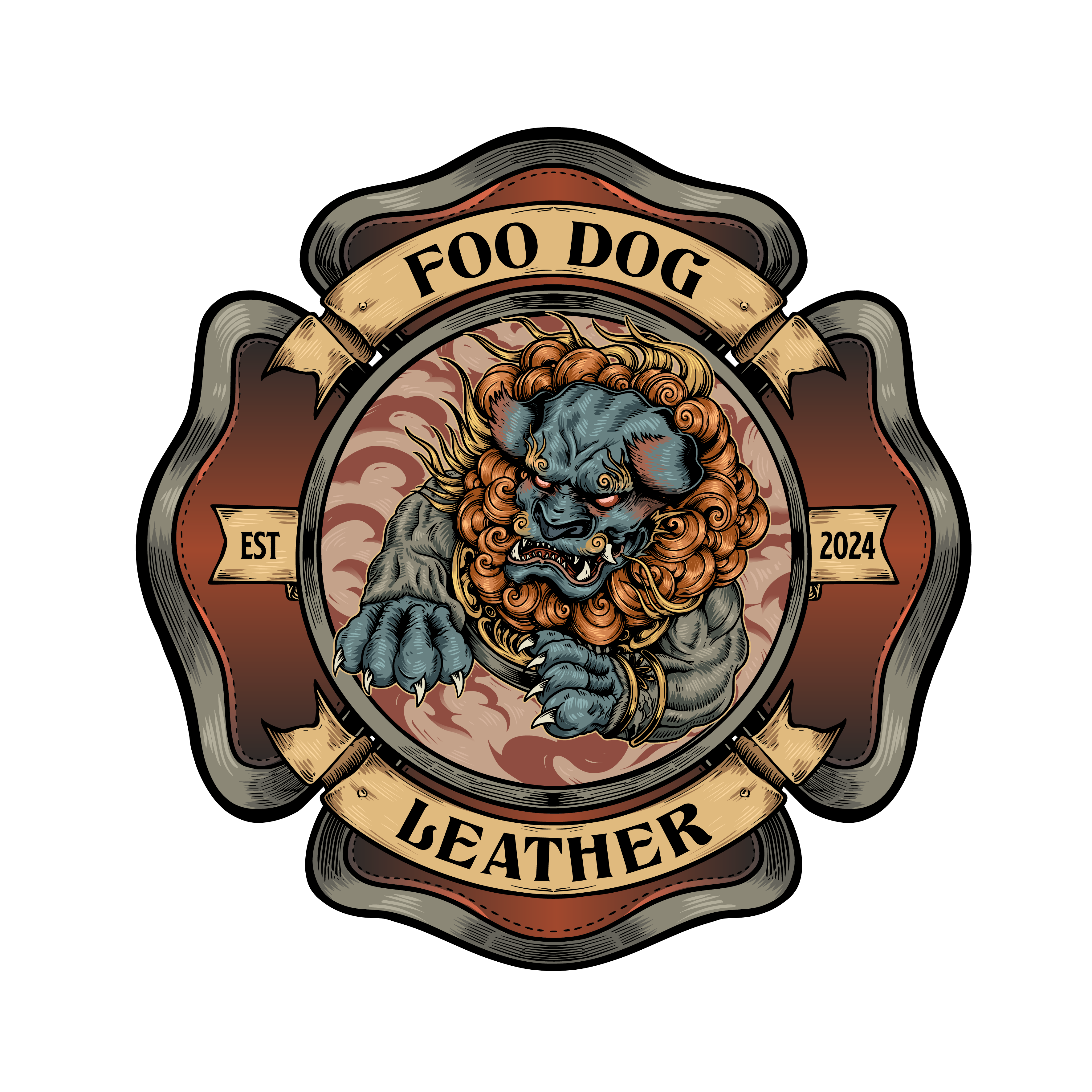 Foo Dog Leather